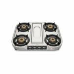 Preethi Stainless Steel 4 Burner Shine Gas Stove