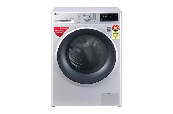 LG 6 kg Fully Automatic Front Load with In-built Heater Washing Machine (FHT1006ZNL.ALSQEIL)
