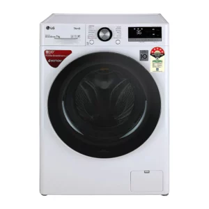 LG 7 Kg Front Load Fully Automatic Washing Machine with Steam & Turbo Wash (FHV1207BWW.ABWQEIL)