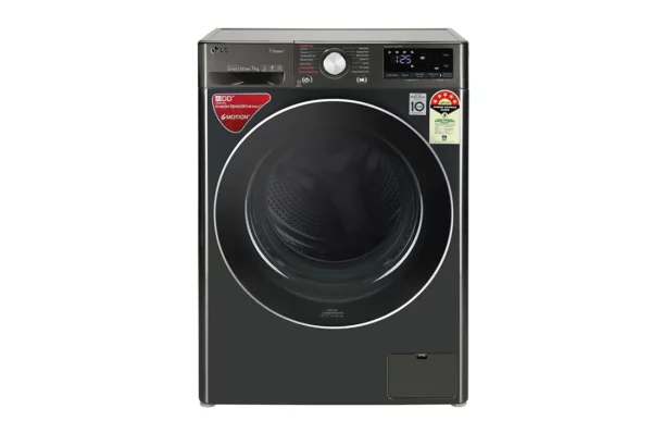 LG 7 kg Front Load Fully Automatic Washing Machine (FHV1207ZWB.ABLQEIL)