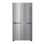 LG 884 litres Side-by-Side Shiny Steel Refrigerator (GC-F297CLAL.APZQEBN)