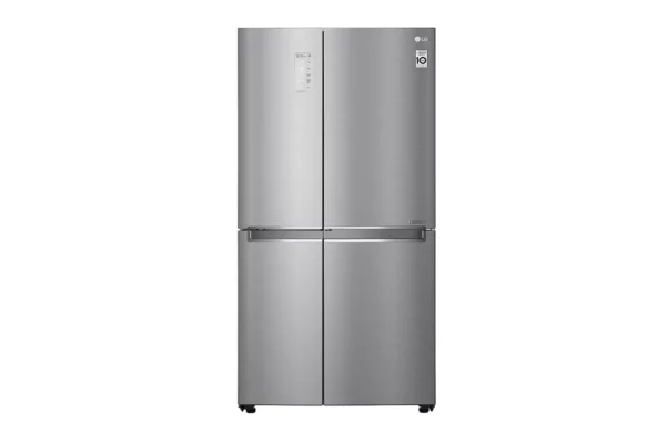 LG 884 litres Side-by-Side Shiny Steel Refrigerator (GC-F297CLAL.APZQEBN)