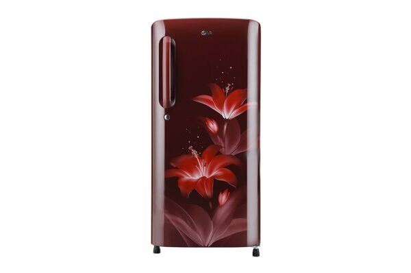LG 190 L  5 Star Single Door Refrigerator with Smart Inverter compressor (GL-B201ARGZ.BRGZEBN)