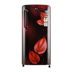 LG 190 L 4 Star Single Door Refrigerator with Smart Inverter Compressor (GL-B201ASVY.ASVZEBN)