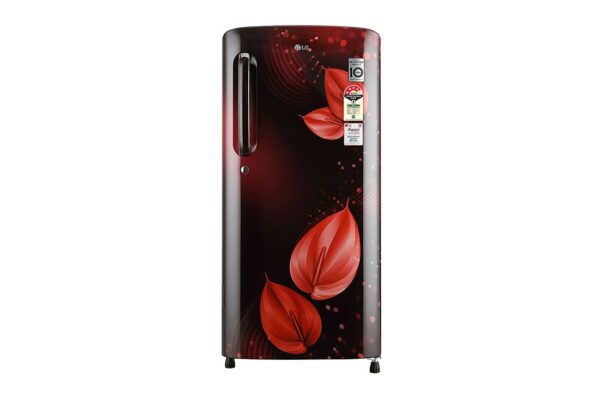 LG 190 L 4 Star Single Door Refrigerator with Smart Inverter Compressor (GL-B201ASVY.ASVZEBN)