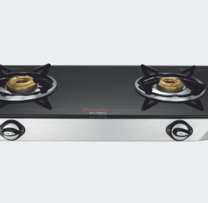 Preethi BluFlame Streak Glass Top 2 Burner Gas Stove