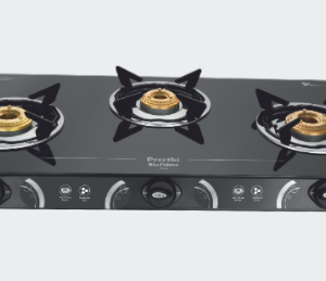 Preethi BLUFLAME Zeal 3 Burner Gas Stove