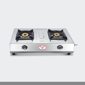 Preethi Elda Stainless Steel 2 Burner Gas Stove