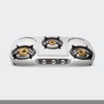 Preethi Topaz Stainless Steel 3 Burner Gas Stove