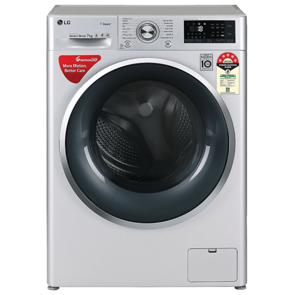 LG 7 Kg 5 Star Inverter Wi-Fi Fully-Automatic Front Loading Washing Machine(FHT1207ZWL.ALSQEIL)