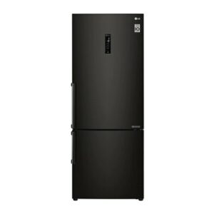 LG 494 L 2 Star Frost Free Double Door Refrigerator Black Steel(GC-B569BXCF.ABLQEBN)