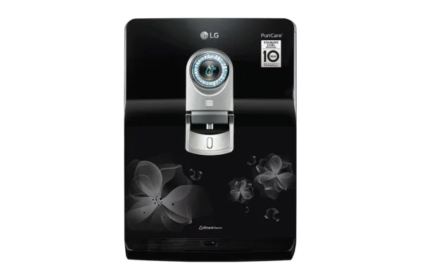 LG Dual protection airtight Stainless steel Tank with Multi Stage RO Filtration, Ever fresh UV + (In tank UV), Mineral Booster (Ca & Mg), 2-in-1 Water Solution (WW182EP.CBKQEIL)
