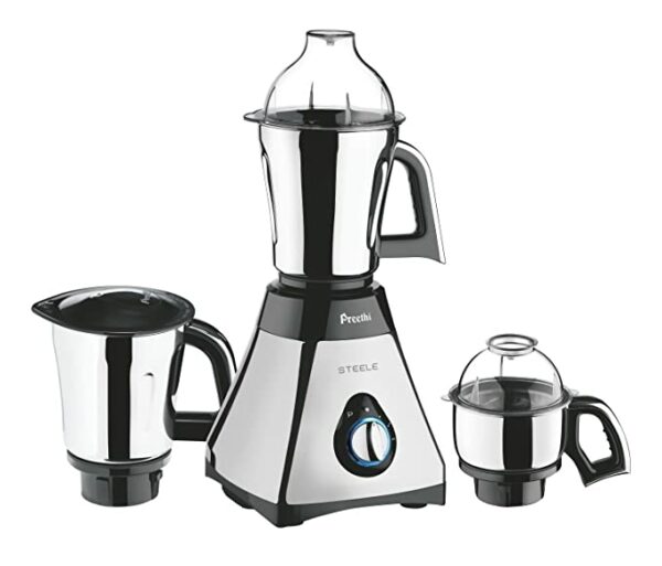 Preethi MG - 206 STEELE 110V LOCAL Mixer Grinder with 3 Jar