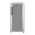 LG 185L, 3 Star, Shiny Steel Finish, Direct Cool Single Door Refrigerator (GL-B201APZD.BPZZEBN)