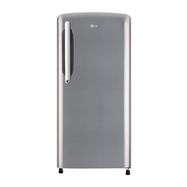 LG 201L, 3 Star, Shiny Steel Finish, Direct Cool Single Door Refrigerator (GL-B211HPZD.APZZEBN)