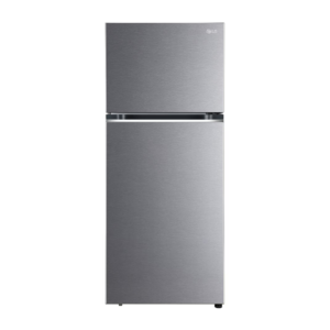 LG 380L, 2 Star, Smart Inverter Compressor, Dazzle Steel Finish, Frost-Free Double Door Refrigerator (GL-N412SDSY.EDSZEBN)