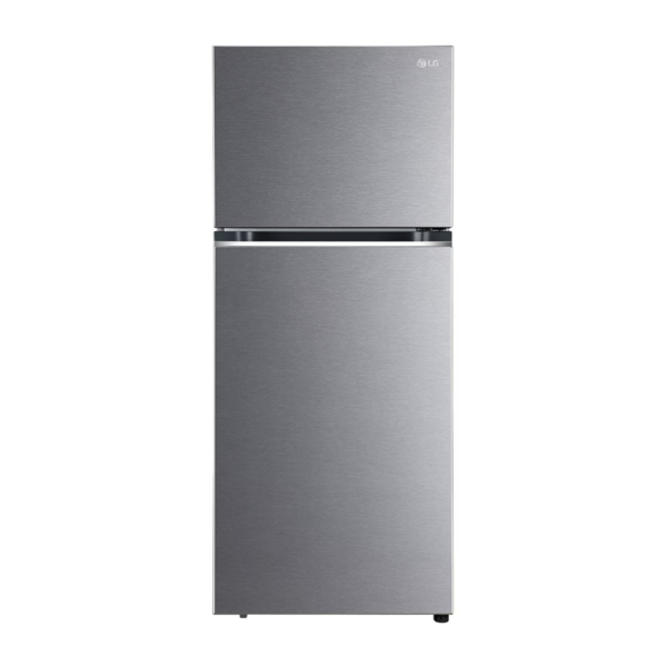 LG 380L, 2 Star, Smart Inverter Compressor, Dazzle Steel Finish, Frost-Free Double Door Refrigerator (GL-N412SDSY.EDSZEBN)