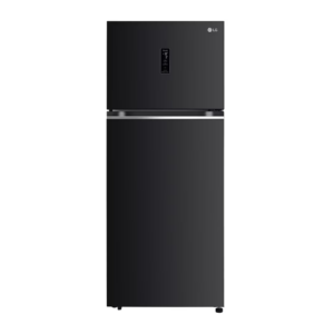 LG 380L, 3 Star, Smart Inverter Compressor, Convertible, Wi-Fi, Door Cooling™, Ebony Sheen Finish, Frost-Free Double Door Refrigerator (GL-T412VESX.EESZEBN)