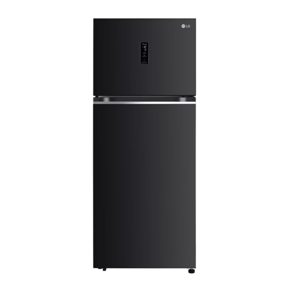 LG 380L, 3 Star, Smart Inverter Compressor, Convertible, Wi-Fi, Door Cooling™, Ebony Sheen Finish, Frost-Free Double Door Refrigerator (GL-T412VESX.EESZEBN)