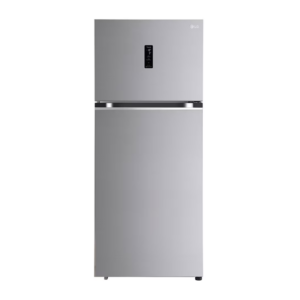 LG 380L, 3 Star, Smart Inverter Compressor, Convertible, Wi-Fi, Door Cooling™, Shiny Steel Finish, Frost-Free Double Door Refrigerator (GL-T412VPZX.EPZZEBN)