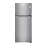 LG 380L, Double Door Refrigerator Smart Inverter Compressor, Moist ‘N’ Fresh, Convertible in Shiny Steel Finish, 2-Star (GL-S412SPZY.EPZZEBN)