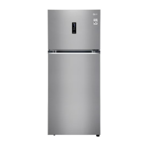 LG 398L, 3 Star, Smart Inverter Compressor, Convertible, Wi-Fi, Door Cooling™, Shiny Steel Finish, Frost-Free Double Door Refrigerator (GL-T422VPZX.EPZZEBN)