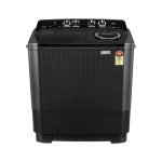 LG 11.5Kg Semi Automatic Top Load Washing Machine, Roller Jet Pulsator + Soak, Middle Black (P115ASKAZ.ABMQEIL)