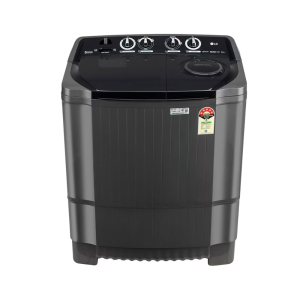 LG 11.5Kg Semi Automatic Top Load Washing Machine, Roller Jet Pulsator + Soak, Middle Black (P8015SKAZ.ABMQEIL)