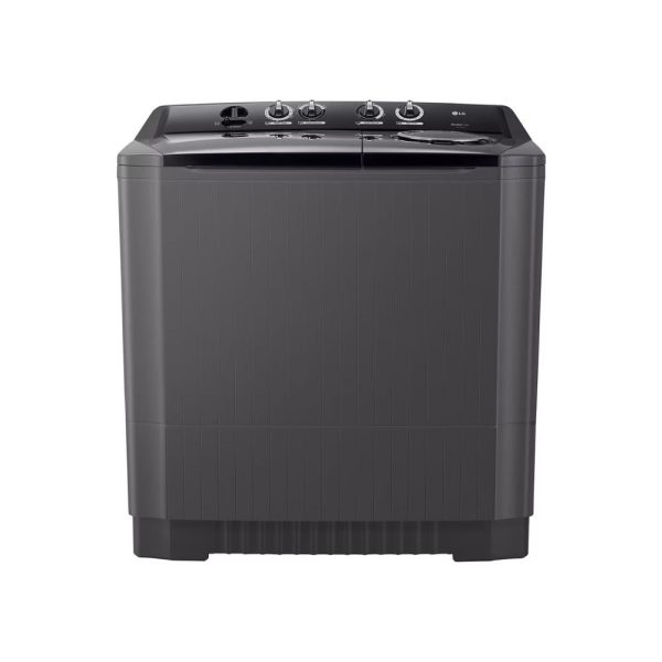 LG 14Kg Semi Automatic Top Load, Washing Machine, Roller Jet Pulsator + Soak, Middle Black (P1465SKAZ.DBMQEIL)