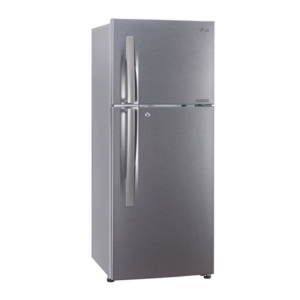 LG 260L Double Door Refrigerator with MOIST ‘N' FRESH, Convertible, Multi Air Flow, Dazzle Steel Finish, 2 Star (GL-S292RDSY.ADSZEBN)