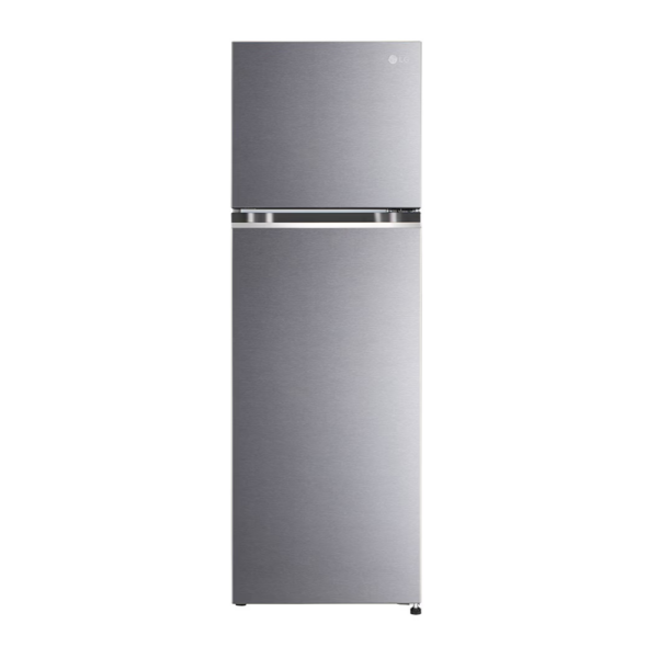 LG 272L, 2 Star, Smart Inverter Compressor, Dazzle Steel Finish, Frost-Free Double Door Refrigerator (GL-N312SDSY.ADSZEBN)