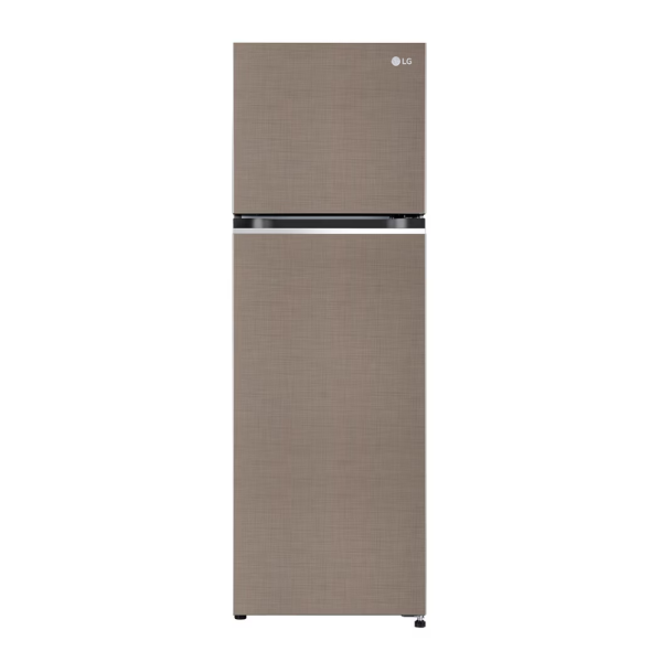 LG 272L Double Door Refrigerator, Smart Inverter Compressor. Auto Smart Connect, Fawn Steel, 2 Star (GL-S312SFSY.AFSZEBN)