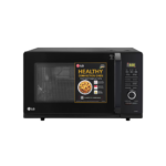 LG 32 L Microwave Oven with Stainless Steel Cavity, Diet Fry, Motorised Rotisserie, Diet Fry, Roti Basket, Black(MC3286BLU.DBKQILN)