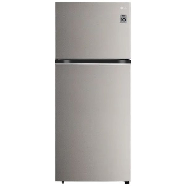 LG 380 Litres Frost Free Double Door With Convertible Refrigerator, Shiny Steel 2 Star (GL-S412SESY.EESZEBN)
