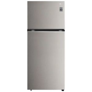 LG 398 Litres 2 Star Frost Free Double Door Convertible Refrigerator with Smart Diagnosis (GL-S422SUSY.EUSZEB)