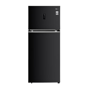 LG 466L Double Door Refrigerator, Smart Inverter Compressor, Wi-Fi, Door Cooling™, Ebony Sheen Finish, 2-Star (GL-T492MESY.DESZEBN)