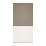 LG 614L, French Door, Objet Collection, Premium Clay Brown-Beige Glass Finish, 3 Star (GR-B24FQGJB.ACBQEBN)