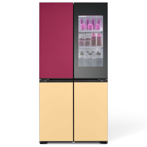 LG 617L, French Door, MoodUP® Refrigerators, Objet Collection, 3 Star (GR-A24FDMMB.ANNQEBN)