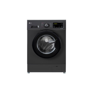 LG 7.0 Kg Front Load Washing Machine 6 Motion Direct Drive Technology, Color: Middle Black (FHM1207ADMB.AMBQEIL)