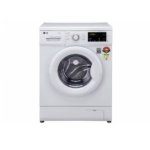 LG 7Kg Front Load Washing Machine, Direct Drive, 6 Motion DD, White (FHM1207SDW.ABWQEIL)