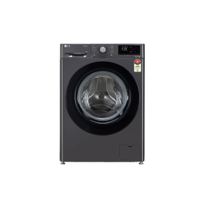 LG 8Kg Front Load Washing Machine, AI Direct Drive , Steam, Middle Black (FHV1408Z2M.ABMQEIL)