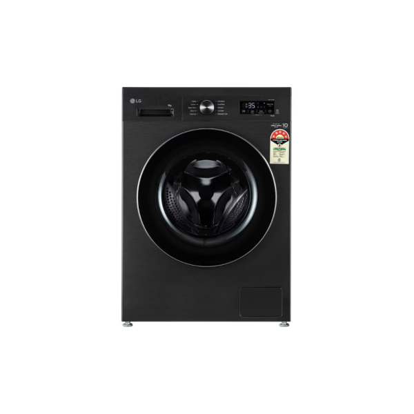 LG 9KG Front Load Washing Machine, Inverter Direct Drive, Platinum Black (FHB1209Z4B.APBQEIL)