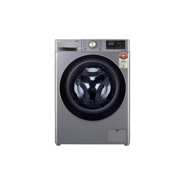 LG 9Kg Front Load Washing Machine, AI Direct Drive™, Platinum Silver(FHP1209Z7P.APSQEIL)