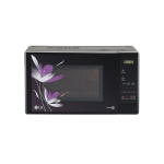 LG 20 L Solo Microwave Oven Grill with Glass Door, i-wave technology, Anti-Bacteria Cavity, Floral Black(MS2043BP.DBKQILN)