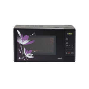 LG 20 L Solo Microwave Oven Grill with Glass Door, i-wave technology, Anti-Bacteria Cavity, Floral Black(MS2043BP.DBKQILN)