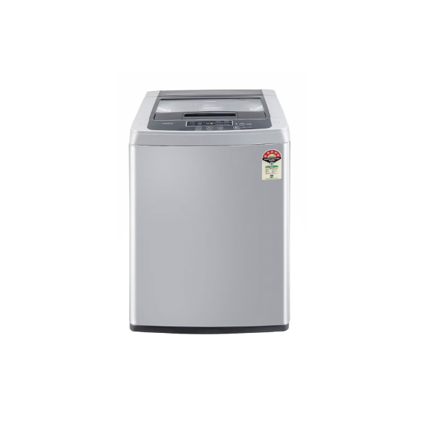 LG 6.5Kg Top Load Washing Machine, Smart Inverter Motor, Middle Free Silver (T65SKSF4Z.ASFQEIL)