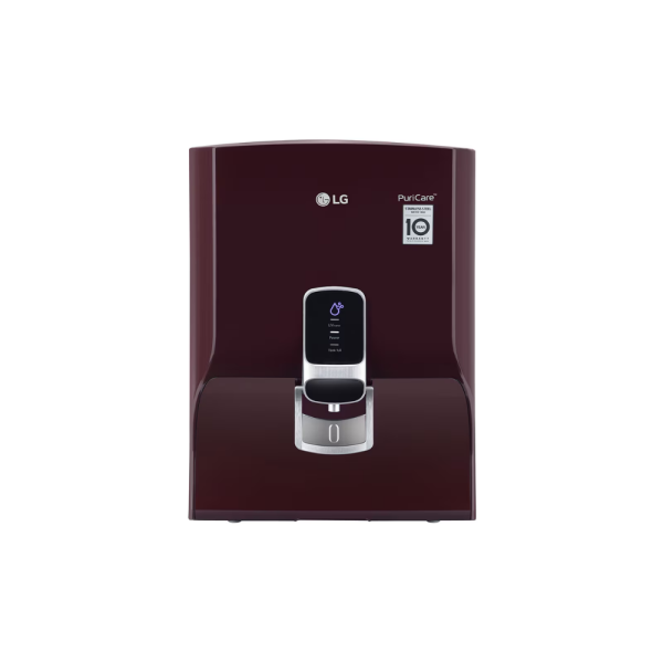 LG 8L UF+UV+HMR Water Purifier with Steel Tank, Crimson Red(WW120NNC.CSRQEIL)