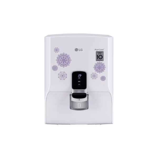LG 8L RO+UV Water Purifier with Stainless Steel Tank, Ivory(WW145NPW.CWHQEIL)