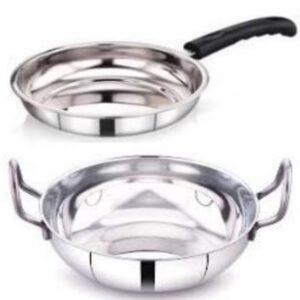 Steelo Frypan + Steelo Kadai