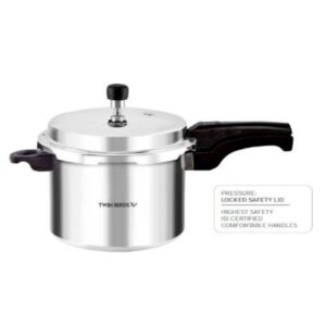 Twin Birds Posh Aluminium 5Litre Pressure Cooker